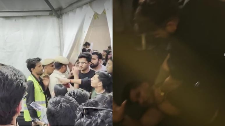 Viral Video: Chaos At Karan Aujla's Delhi Concert, Fans Slam 'Pathetic Management'