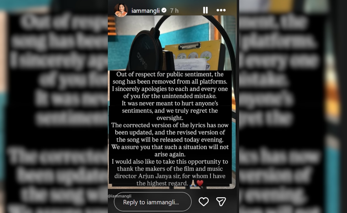 Singer Mangli Apologises After Nora Fatehi Vulgar Song Row, Promises ‘Revised Version’