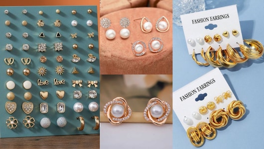 ₹500 से कम में मिल रहा है ट्रेंडी Stud Earrings का शानदार कलेक्शन, अभी देखें मिस करना पड़ सकता है भारी