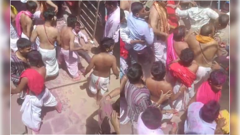 Video: Priests Drag, Punch Devotees Inside Temple In Kolhapur