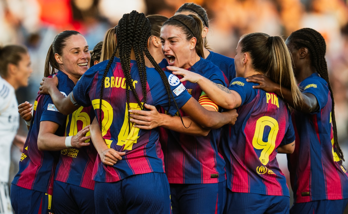 Barcelona Thrash Real Madrid 6-2 In 1st Leg Of Womens Champions League Quarter-Final