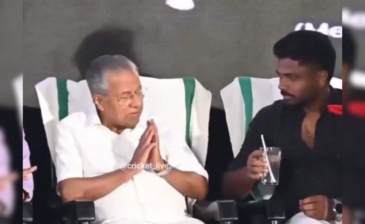 Sanju Samson Wins Hearts On Internet With Humble Gesture For Kerala CM Pinarayi Vijayan - Watch
