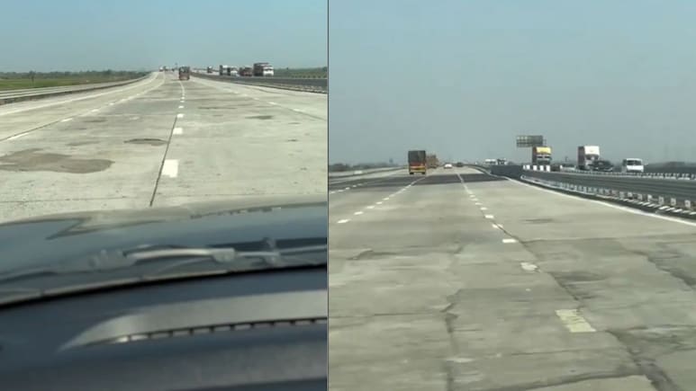 Delhi-Mumbai Expressway Criticised For Poor Quality Online, NHAI Calls It Temporary Issue