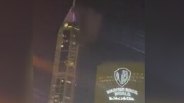 Smoke Rises From Tower In Dubai Marina As Iran Continues Gulf Attacks