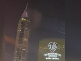 Smoke Rises From Tower In Dubai Marina As Iran Continues Gulf Attacks