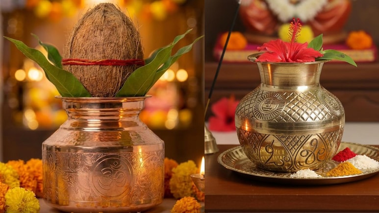 Navratri Ghatasthapana 2026: शुभ कलश स्थापना के लिए चुनें प्रीमियम क्वालिटी वाले तांबे और पीतल के ये बढ़िया कलश