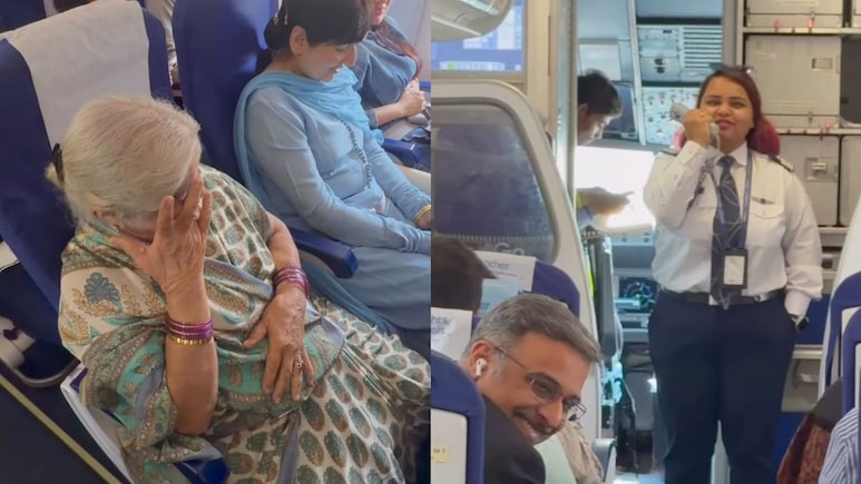 Watch: IndiGo Pilot Shares Full-Circle Moment After Flying Her Grandmother