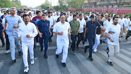 विकसित राजस्थान रन में सीएम भजनलाल शर्मा ने लगाई दौड़, युवाओं को रोजगार देने का किया वादा