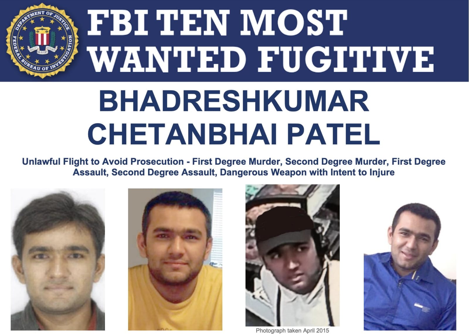 FBI की टॉप 10 मोस्टवांटेड लिस्ट में शामिल ये भारतीय, अपराध ऐसा कि रूह कांप जाए