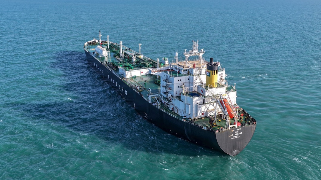 'Jag Vasant' Carrying 47,000 Tonnes Of LPG Reaches Gujarat's Vadinar Port After Crossing Strait Of Hormuz