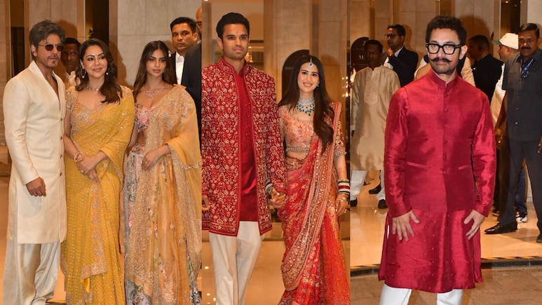 सचिन तेंदुलकर के बेटे का ब्याह है भाई, अर्जुन तेंदुलकर और सानिया चंडोक की शादी में शाहरुख से ऐश्वर्या राय बच्चन तक स्टार्स का स्वैग, देखें किसने क्या पहना...