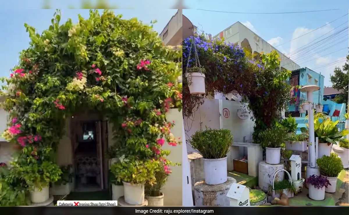 Man Shares Video Of Cafe-Like Shop That Turns Out To Be Ironing Store, Internet Amazed