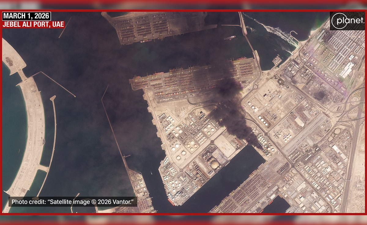 vantor satellite image (3) jebel ali port dubai march 3, 2026