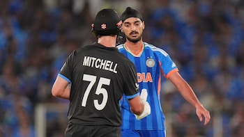 Arshdeep Singh Docked 15% Match Fee For Hitting Daryl Mitchell With Ball During T20 World Cup Final