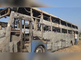 Jaisalmer Bus Fire: जैसलमेर-गुजरात हाईवे पर सवारियों से भरी बस बनी आग का गोला, खिड़कियों से कूदकर लोगों ने बचाई जान