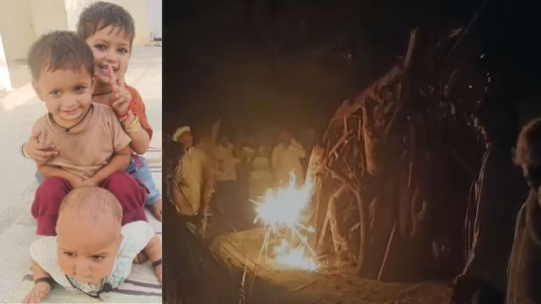 Rajasthan: एक ही चिता पर सजी मां और तीन मासूमों की अर्थी,  पानी के टैंक में मिले थे तीनों के शव