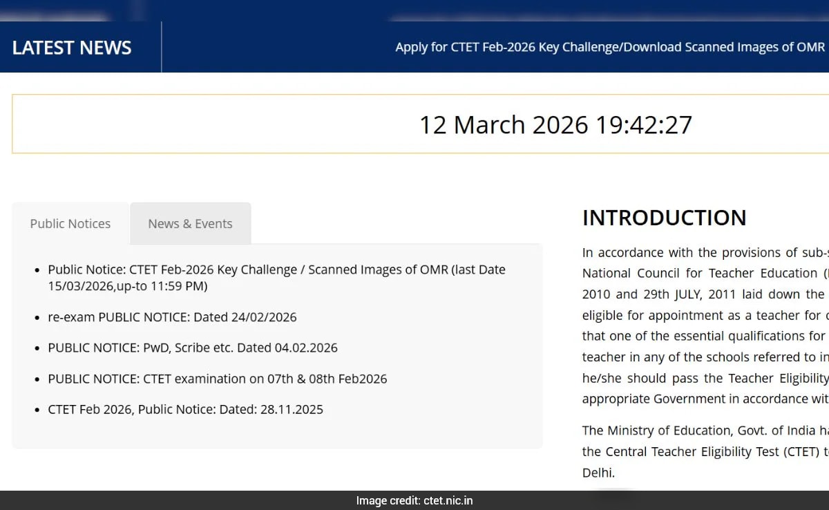 CTET 2026 Provisional Answer Key Released; Direct Link To Check, Steps To Raise Objections