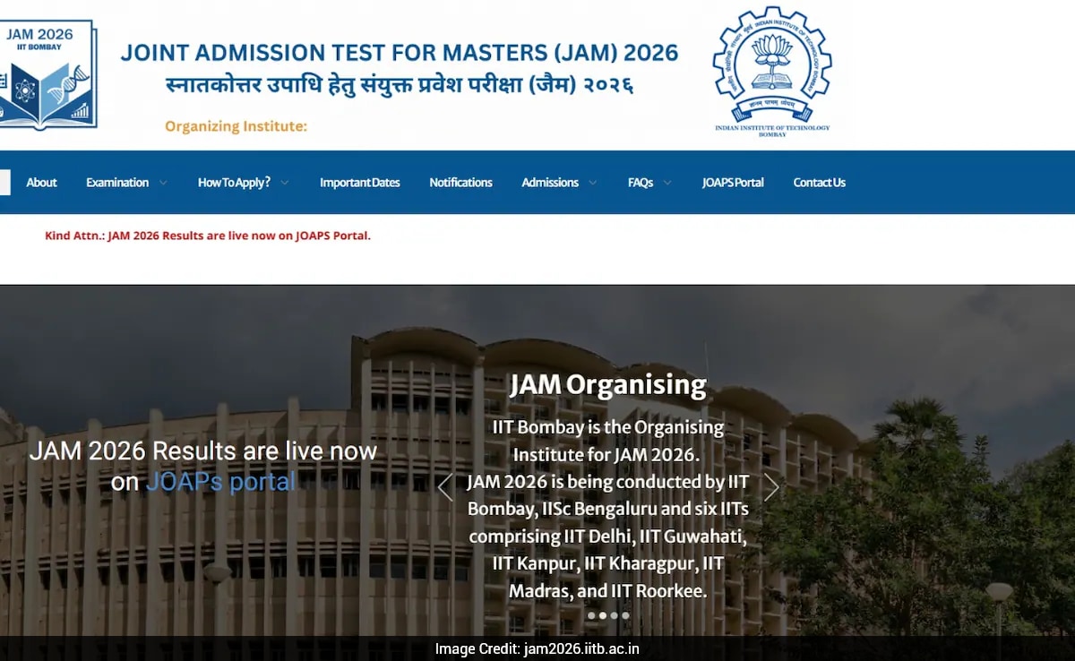 IIT JAM Result Out 2026: Direct Link To Check Results And Download Scorecard