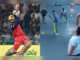 Watch: RCB Star Plays 'Gully Cricket' Ahead Of IPL 2026, Tries To Chase 40 Runs In 15 Balls. Here's How He Did