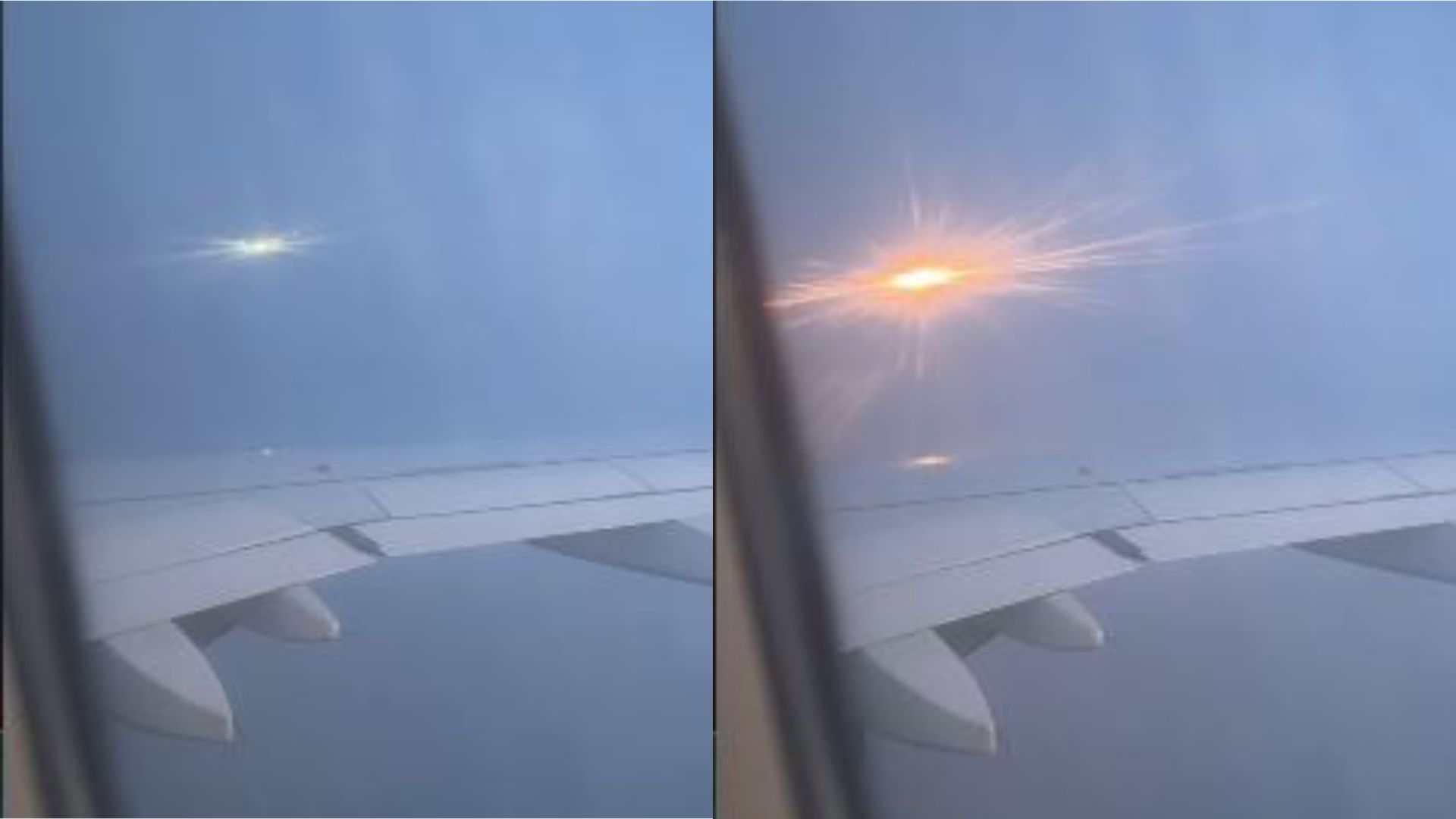 "Still Shaken": Flyer Posts Video Of Explosion Outside Plane Window