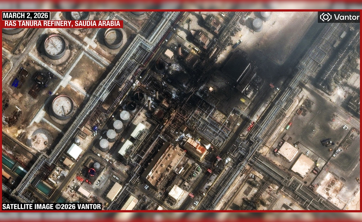 vantor satellite image (2) saudi arabia ras tanura oil refinery march 2, 2026