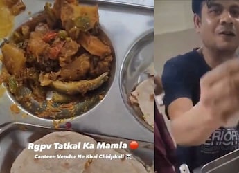 https://food.ndtv.com/news/watch-bhopal-university-student-alleges-lizard-in-meal-staff-says-its-capsicum-and-eats-it-11255156