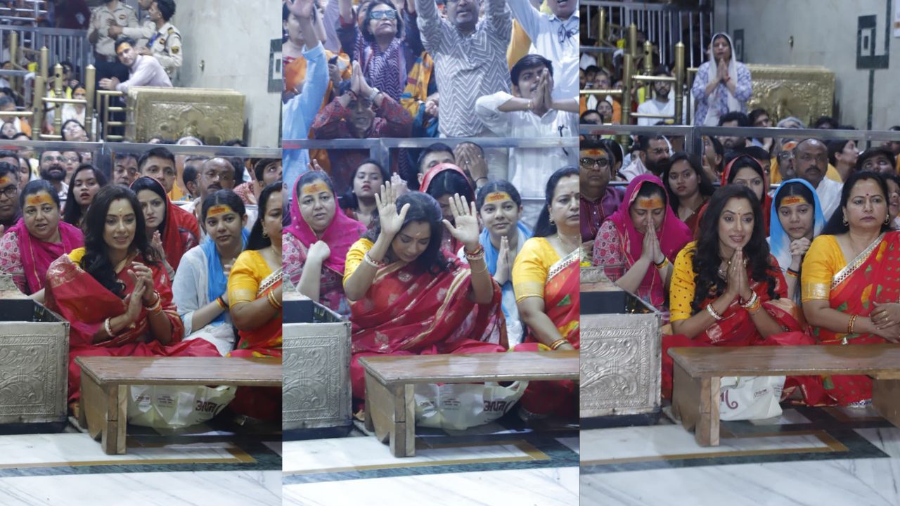 एक्ट्रेस रूपाली गांगुली ने बाबा महाकाल का लिया आशीर्वाद, भस्म आरती में हुई शामिल, कहा- 'विचलित होती हूं तो यहां आ जाती हूं...'