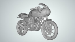 TVS Ronin Based Cafe Racer Motorcycle Design Patented In India