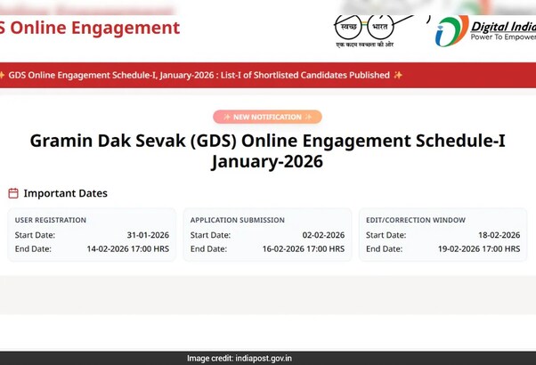 India Post GDS Second Merit List 2026: इंडिया पोस्ट GDS भर्ती की दूसरी मेरिट लिस्ट कब जारी होगी?  जानें
