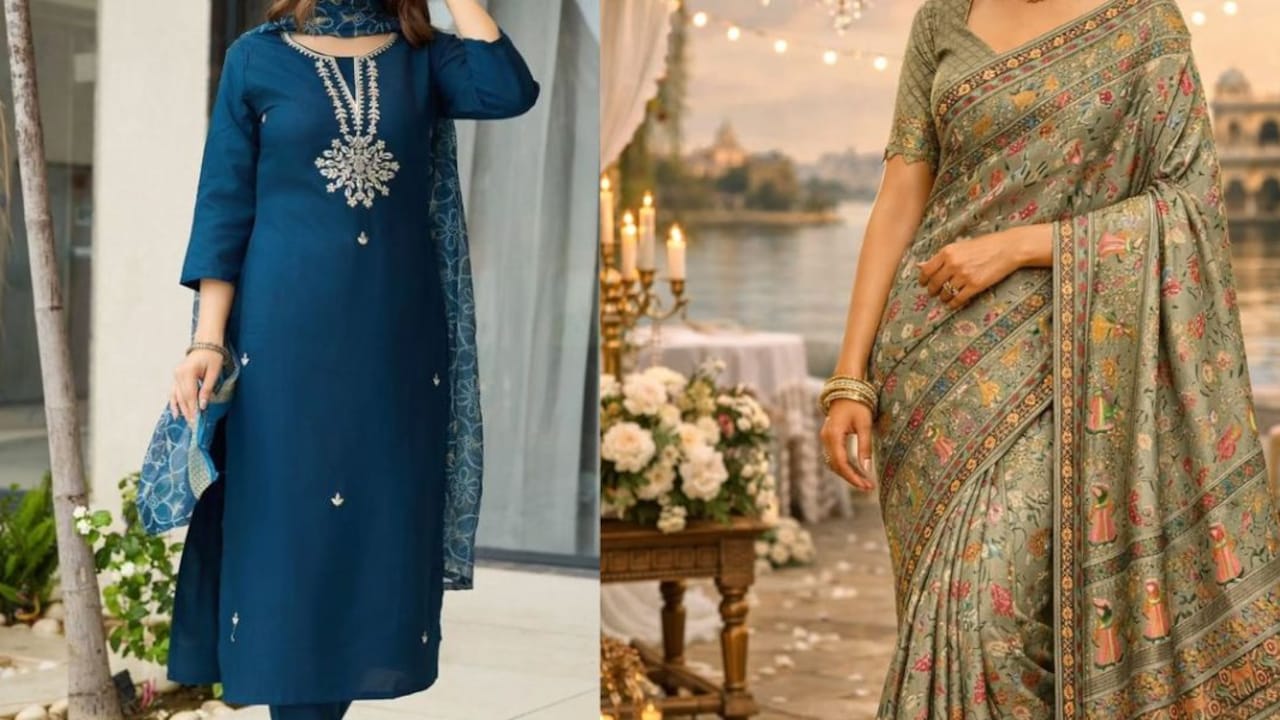 Affordable kurtis and sarees under ₹1,000 featured during Amazon Ethnic Week for Womens Day gifting