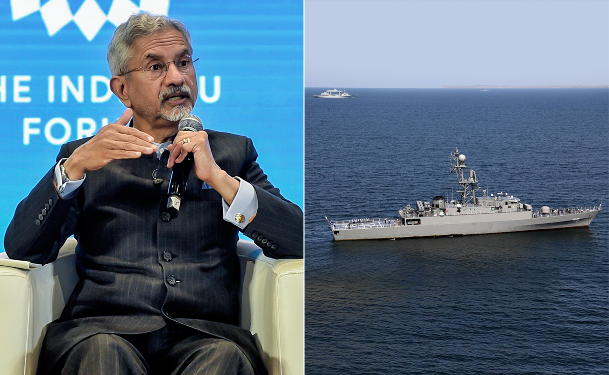 After Iranian Ship Sunk By US, S Jaishankar Explains "Reality Of Indian Ocean"