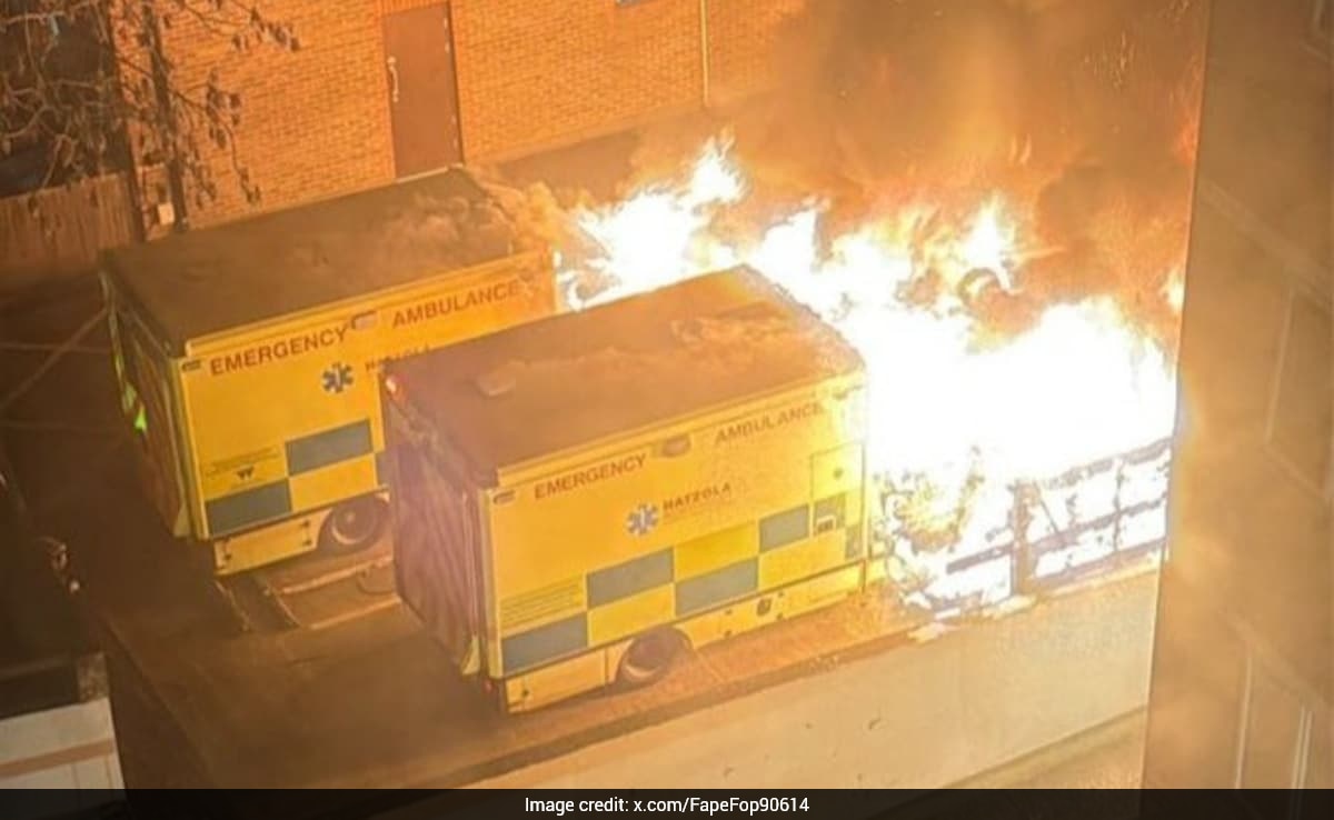 Jewish Community Ambulances Set On Fire In London In Antisemitic Attack