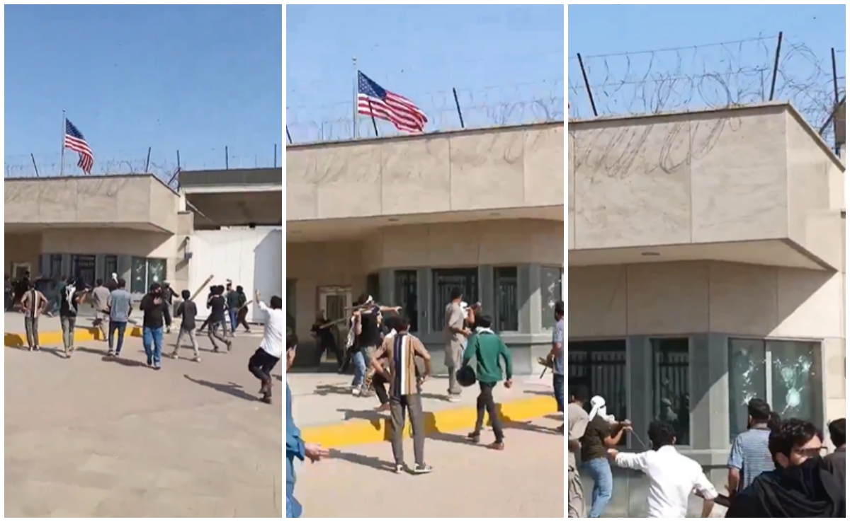 खामेनेई की हत्या के खिलाफ कराची में अमेरिकी कॉन्सुलेट में भीड़ की तोड़फोड़, पुलिस फायरिंग में 6 की मौत