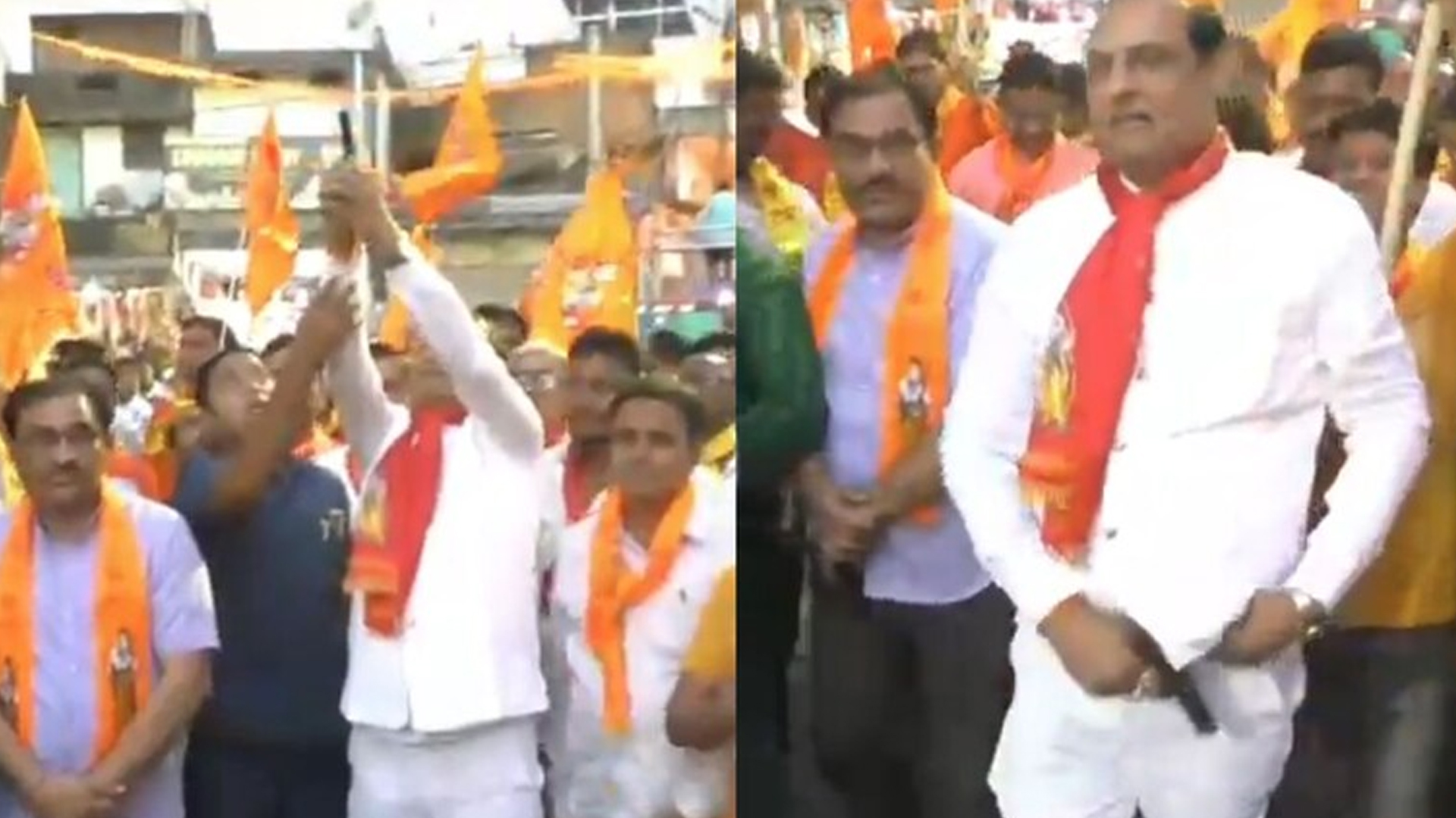 On Camera, Odisha MLA Fires Shot In Air During Ram Navami Procession