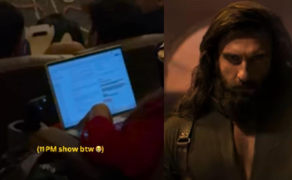 Video of Woman Working During Dhurandhar 2 Late-Night Screening Sparks Online Debate