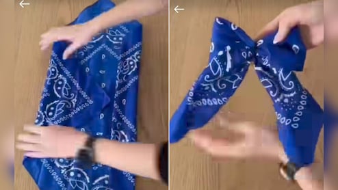 सिर्फ 5 मिनट में रुमाल से बनाएं स्टाइलिश हेयर क्लिप, बिना पैसे खर्च किए मिनटों में पाएं क्लासी लुक