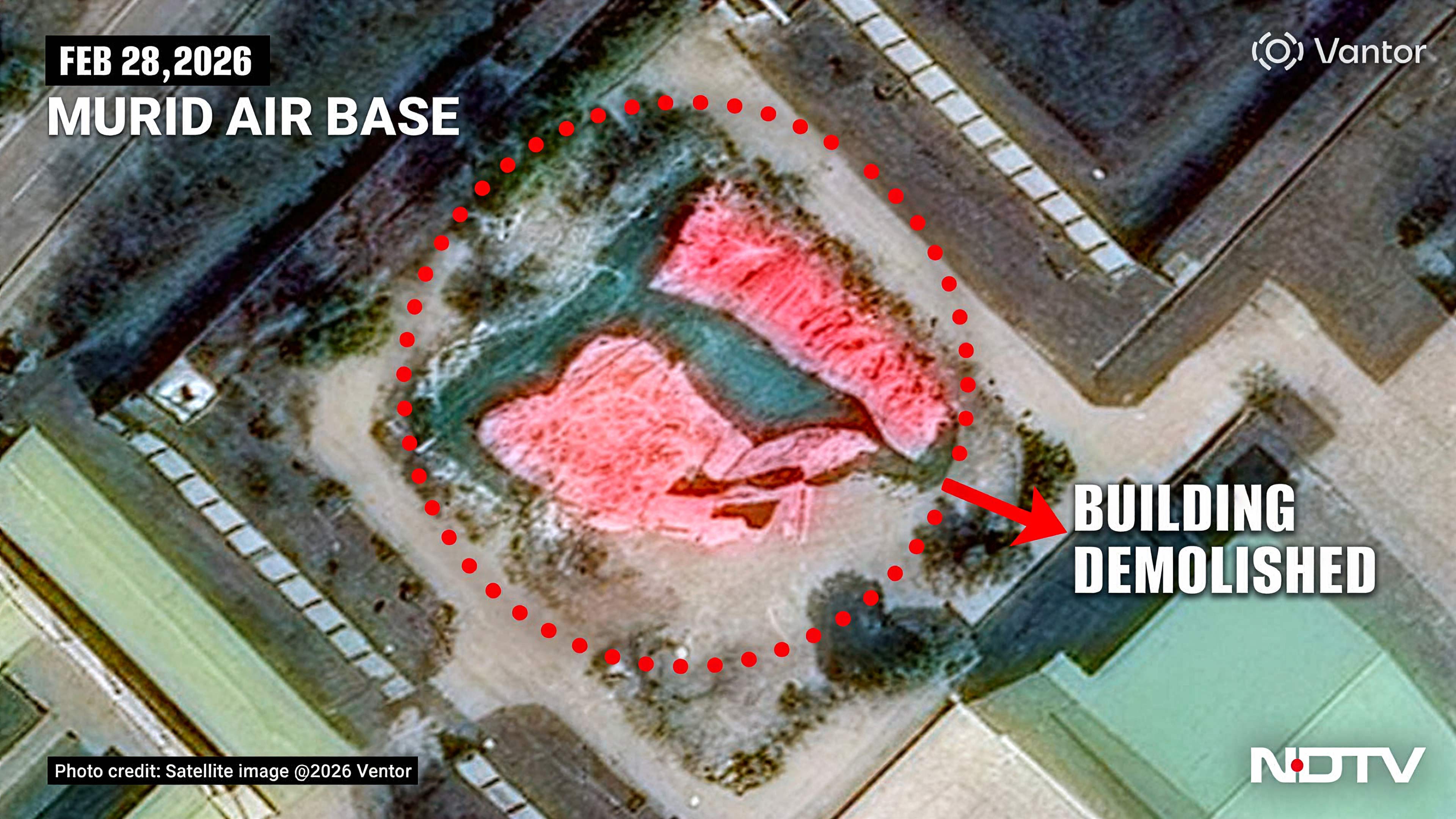 Failed Repairs, Pak Demolishes Murid Air Base Building Hit During Op Sindoor