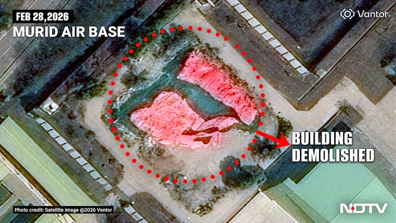 Repairs Failed, Pakistan Demolishes Murid Air Base Building Hit During Operation Sindoor