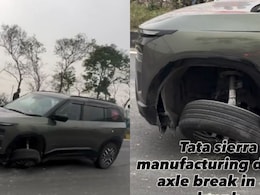 Watch: Tata Sierra Axle Breaks At 50 Kmph; Video Surfaces Online