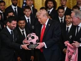 Lionel Messi, Who Turned Down Joe Biden's Invite A Year Ago, Meets Donald Trump At The White House