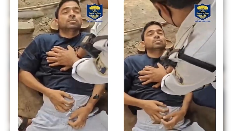 बिहार पुलिस का सिपाही बना 'लाइफ सेवर', 30 सेकंड में ऐसे लौटाईं CISF जवान की थम चुकी सांसें