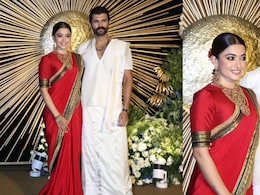 What Rashmika Mandanna And Vijay Deverakonda Wore At Their Hyderabad Reception