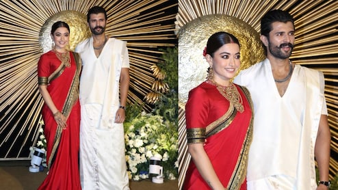 What Rashmika Mandanna And Vijay Deverakonda Wore At Their Hyderabad Reception