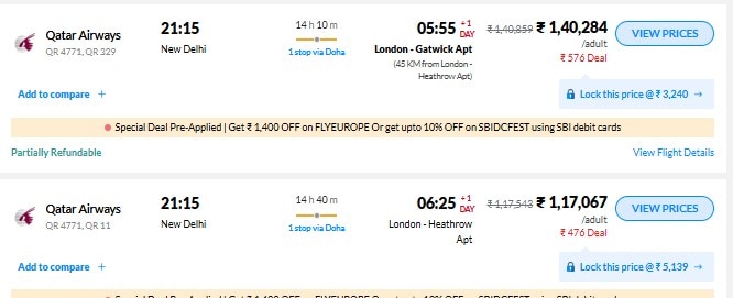 Even one-stop options are significantly more expensive than usual Even one-stop options are significantly more expensive than usual