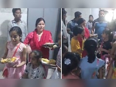 हाथों में कन्या पूजन का प्लेट लिए एक घंटे तक लिफ्ट में फंसी रहीं बच्चियां, नोएडा की सोसायटी में बड़ी चूक, VIDEO