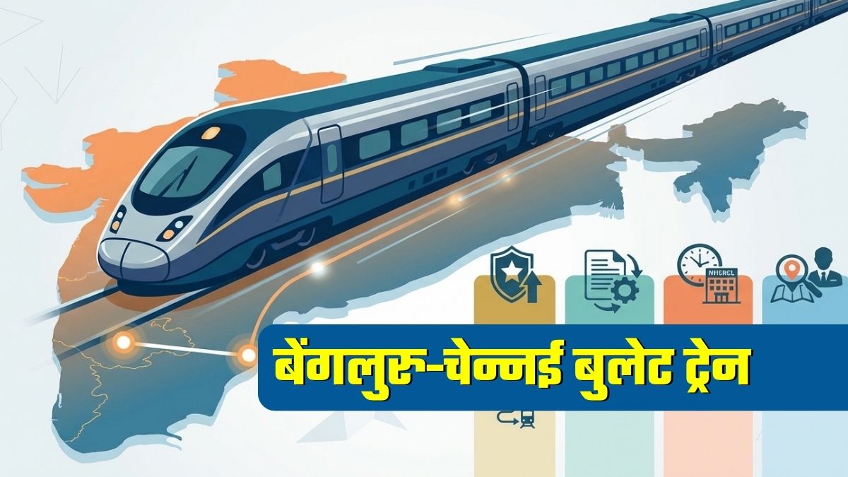 दिल्ली-बनारस से बुलेट ट्रेन पकड़ेगी रफ्तार, चेन्नई- बेंगलुरु रेल कॉरिडोर का काम भी होगा जल्द शुरू