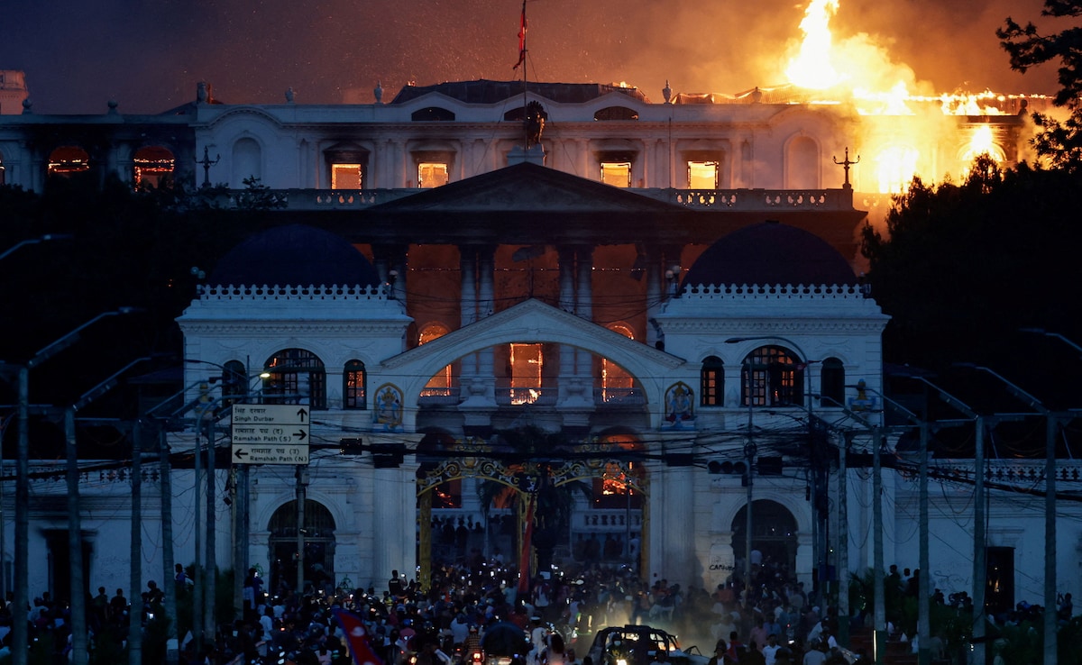 Singha Durbar office complex, which houses Nepal's prime minister's office and other ministries, was attacked during Gen-Z protests