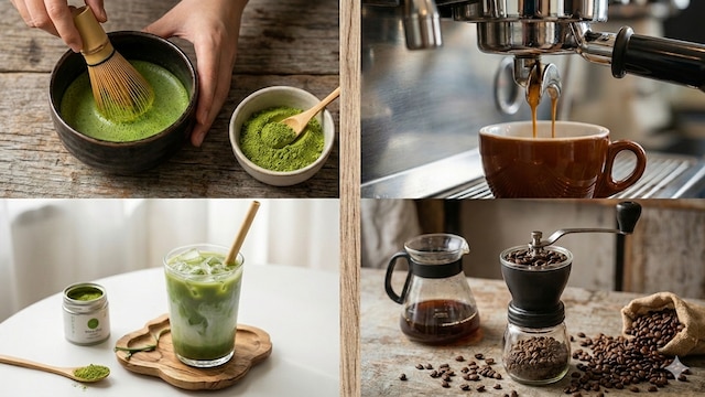 The choice between matcha and coffee depends on your preferences and how your body reacts to caffeine