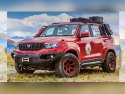 Mahindra Scorpio-N Modified With Lift Kit, Tailgate-Mounted Spare Tyre Is Rad: Pics