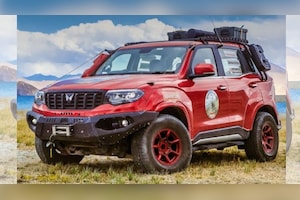 Mahindra Scorpio-N Modified With Lift Kit, Tailgate-Mounted Tyre Is Rad